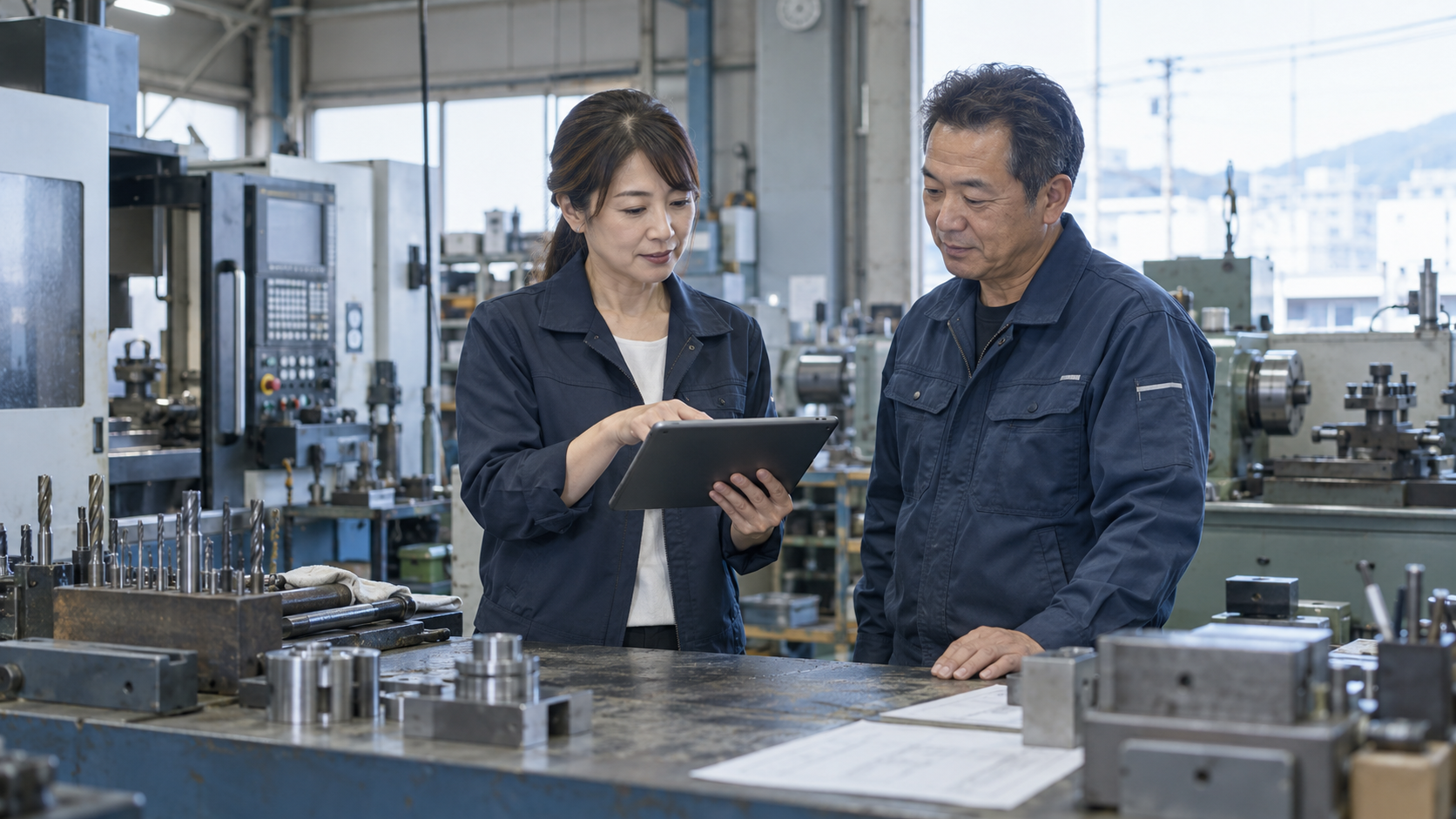 仕事の現場を題材にしたイメージ